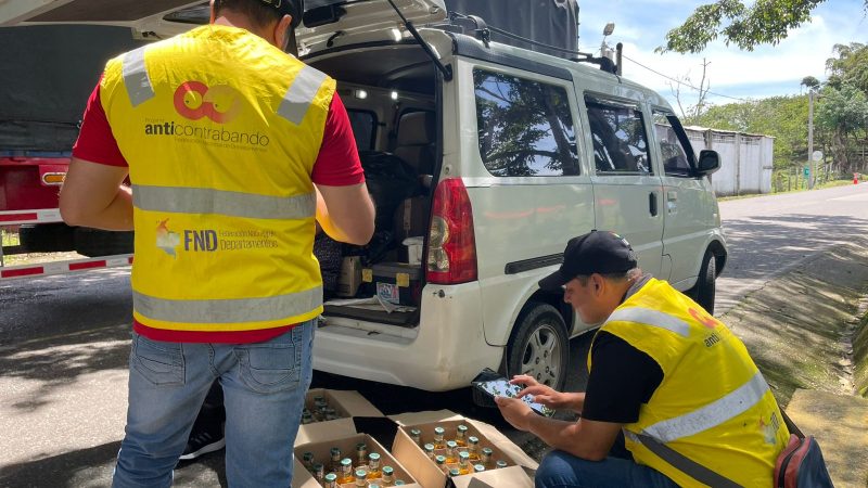 Golpe al contrabando en el Tolima: incautan licor y cerveza ilegal en corredores estratégicos del departamento