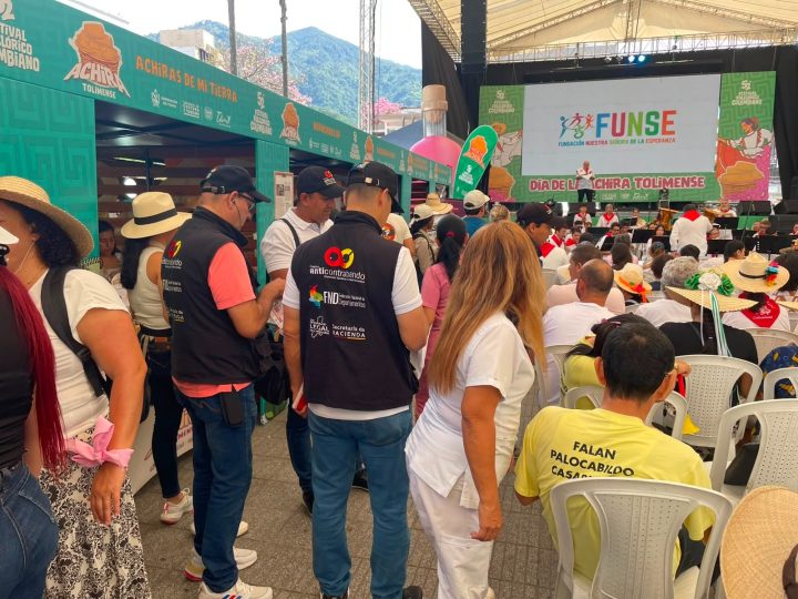 Así es la campaña y el trabajo del Grupo Operativo Anticontrabando del Tolima entre comerciantes, tenderos y turistas que disfrutan las fiestas
