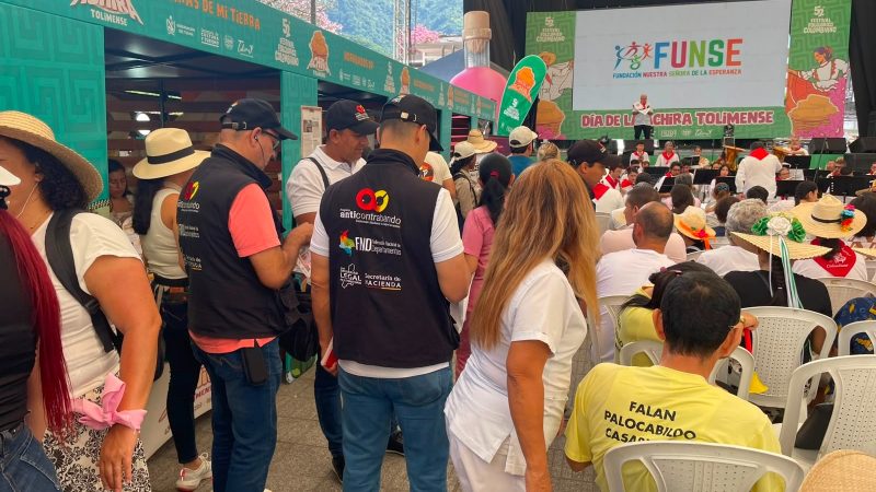 Así es la campaña y el trabajo del Grupo Operativo Anticontrabando del Tolima entre comerciantes, tenderos y turistas que disfrutan las fiestas