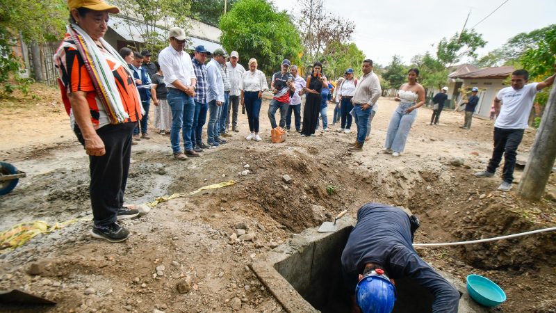 Cortolima avanza en obra de saneamiento para proteger la quebrada Nuquil en Ortega