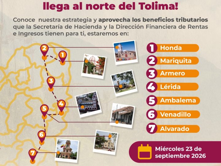 La Ruta Cero Deudas 2.0 llega al norte del Tolima
