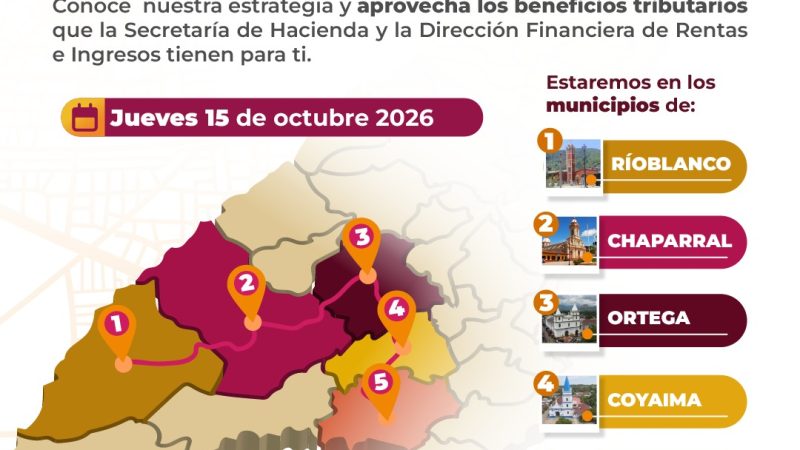 ¡La Ruta Cero Deudas 2.0 visita el sur del Tolima!: ponte al día