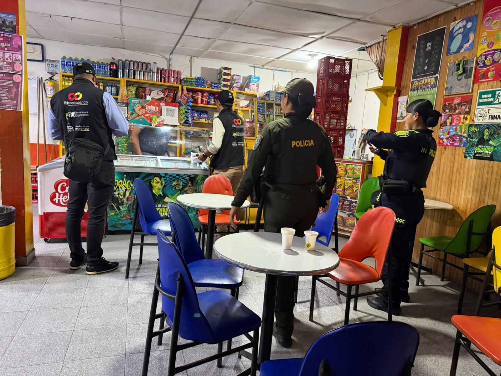 Operativos del GOAT intensifican su lucha contra el contrabando en Fresno, Herveo, Cunday, Cajamarca, Honda y Natagaima