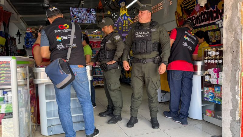 GOAT, GAULA y Policía se tomaron la Plaza de La 21 de Ibagué para combatir el contrabando y fortalecer la seguridad